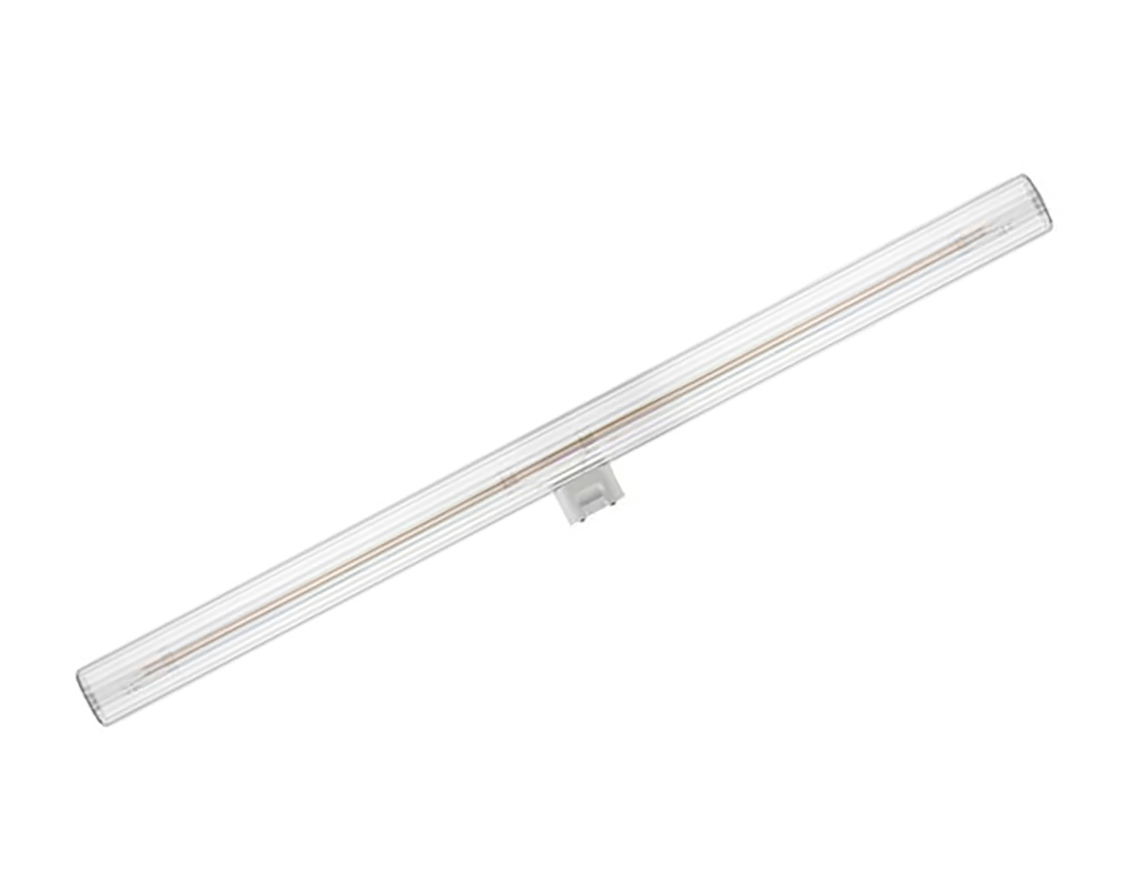 Daylight Italia LED lamp - Linea Righe - Ø 3 x 50 cm - S14d - 7W dimbaar - 2700K - transparant