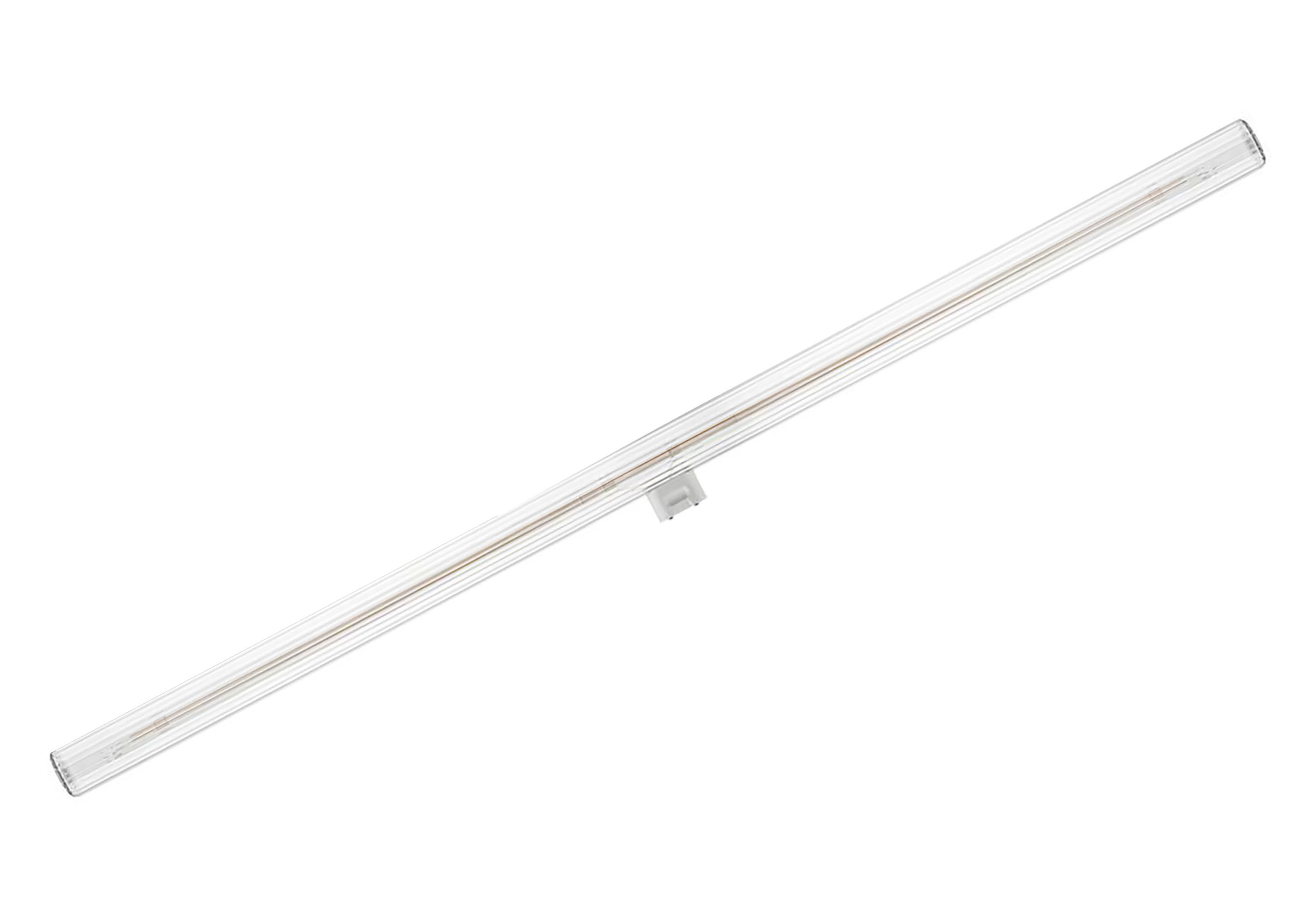 Daylight Italia LED lamp - Linea Righe - Ø 3 x 100 cm - S14d - 9W dimbaar - 2700K - transparant