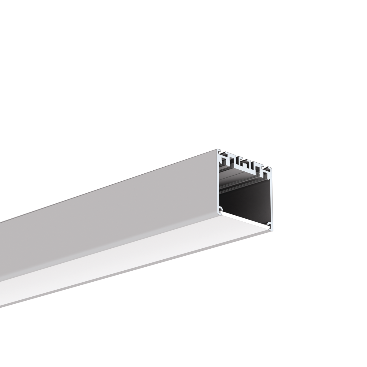 Klus 4050-O - ledprofiel - 4 x 3,35cm - geanodiseerd zilver