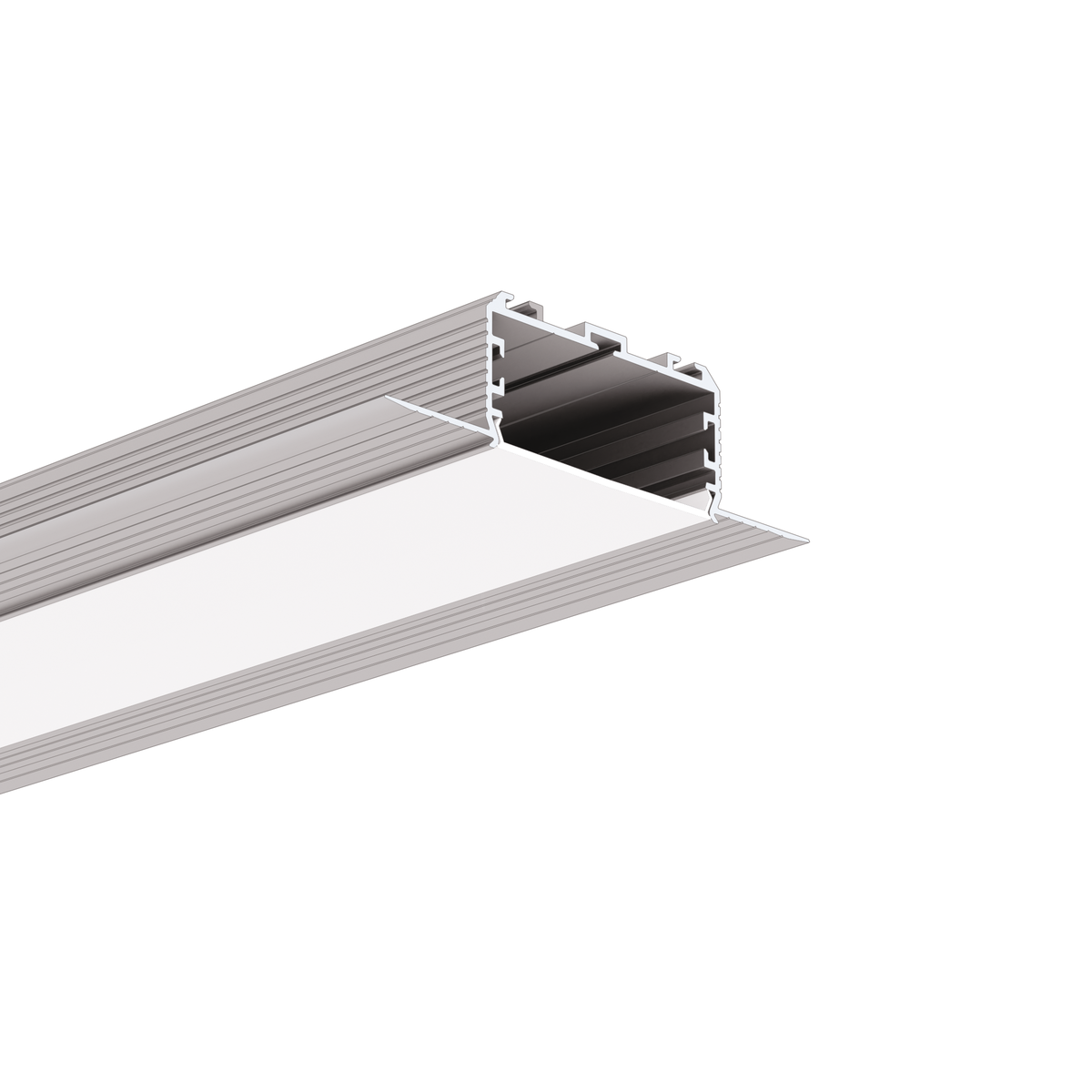 Klus Kozel-50 - inbouw ledprofiel - 4,55cm vensterbreedte - aluminium