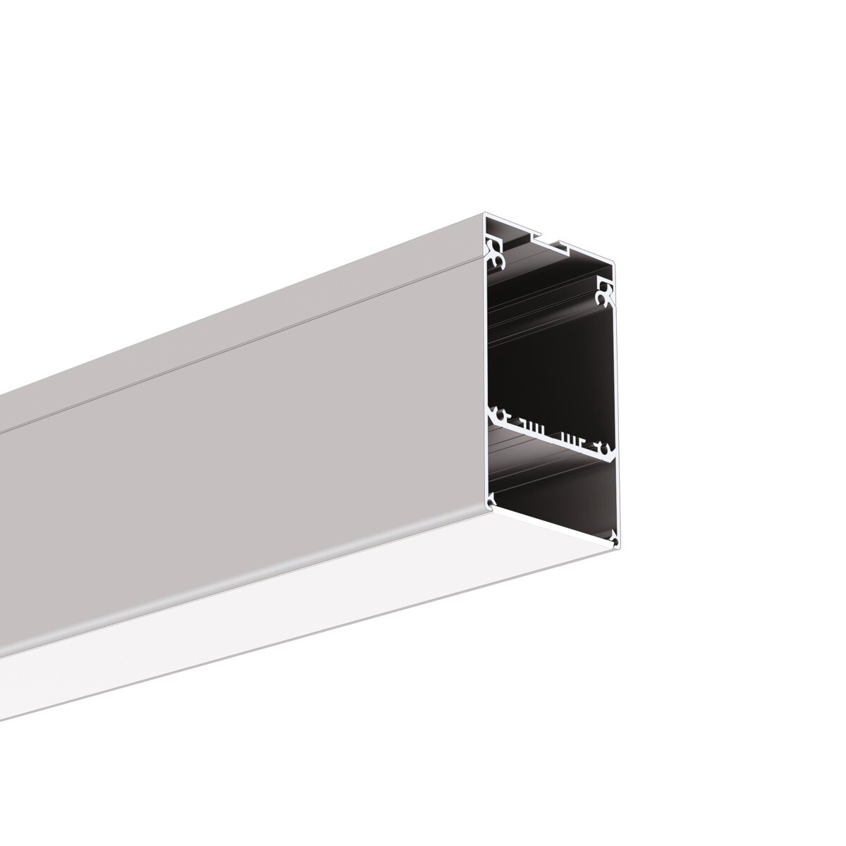 Klus Glades - ledprofiel - 5,25 x 8,31 cm - geanodiseerd zilver
