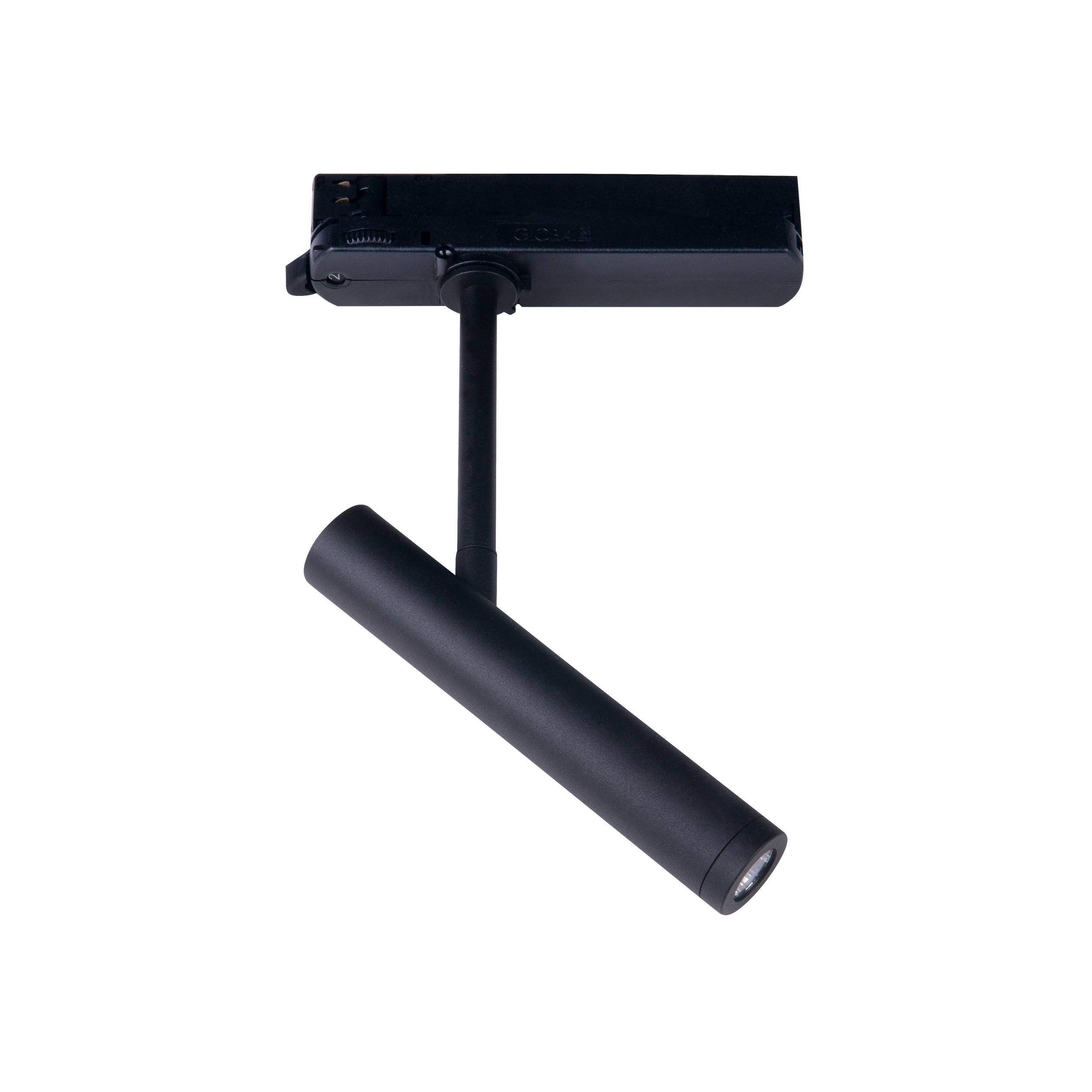 SHOWROOMMODEL - Maxlight Pistol – railspot - 3-fase railsysteem - 16,8 x 3 x 25 cm - 12W LED incl. - zwart