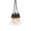 Konstsmide - decoratieve lichtsnoer met dimfunctie - starterset - 9,15 meter lengte plus 10,85 meter snoer - 10 vervangbare LED-lampen incl. - 7W - IP44 - zwart