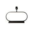 Searchlight - tafellamp voet - 47 x 13 x 27 cm - mat zwart