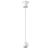 Artdelight Miami - hanglamp - Ø 10 x 218 cm - 10,8W dimbare LED incl. - wit