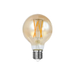 Vico filament LED lamp dimbaar - Ø 7 x 8 cm - E27 - 6W - 2100K - amber