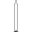 Searchlight - vloerlamp voet - 30 x 15 x 142 cm - mat zwart