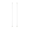 Lucide Linial - magnetisch railsysteem - ophangkabelset - 5 x 1,4 x 200 cm - champagne