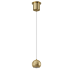 Artdelight Miami - hanglamp - Ø 10 x 218 cm - 10,8W dimbare LED incl. - warm goud