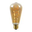 Lucide LED filament lamp - Ø 6,4 x 14,6 cm - E27 - 5W dimbaar - 2200K - amber