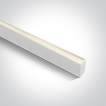 ONE Light LED Linear Profiles - plafond/hanglamp - 120 x 7 x 3,5 cm - instelbare lichtsterkte 20W/30W/40W LED incl. - wit - instelbare lichtkleur