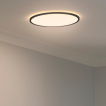 Nordlux Oja - plafondverlichting - Ø 42,4 x 2,3 cm - 19W LED incl. (3000K/4000K) - zwart