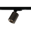 Artdelight Megano - railspot 1-fase rail - Ø 7 x 13 cm - licht brons