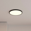 Nordlux Oja Smart - plafondlamp - Ø 42 x 2,3 cm - 20W - dimfunctie via app - 2700-6500K - zwart
