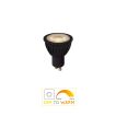 Lichtkoning LED-spot - dim to warm - Ø 5 x 5,5 cm - GU10 - 5W dimbaar - 3000K tot 2200K - zwart