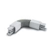ONE Light Square Track Accessories - flexibele hoek - 3-fase railsysteem - 16A - wit