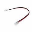 Lichtkoning - dubbele connector met 15cm kabel - 0,68 x 0,55 cm - voor enkelkleurige 5mm SMD LED strip