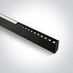 ONE Light LED Linear Profiles - plafond/hanglamp - 120 x 7 x 3,5 cm - instelbare lichtsterkte 20W/30W/40W LED incl. - zwart - instelbare lichtkleur
