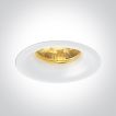 ONE Light Recessed Spots Fixed LED - inbouwspot - Ø 44 mm, Ø 38 mm inbouwmaat - 3W dimbare LED incl. - wit