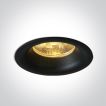 ONE Light Recessed Spots Fixed LED - inbouwspot - Ø 44 mm, Ø 38 mm inbouwmaat - 3W dimbare LED incl. - zwart