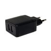 MPL dubbele USB-stekker - 5Vdc - zwart