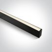 ONE Light LED Linear Profiles - plafond/hanglamp - 120 x 7 x 3,5 cm - instelbare lichtsterkte 20W/30W/40W LED incl. - zwart - instelbare lichtkleur