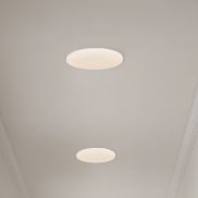 Nordlux Vic - plafondlamp - Ø 22 x 4 cm - 18W LED incl. - IP21 - wit - warm witte lichtkleur (3000K)