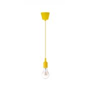 Nova Luce Swing - hanglamp - Ø 4,5 x 100 cm - geel