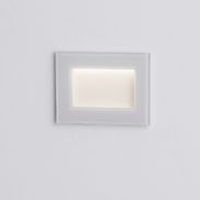 Nova Luce Olin - inbouw wandverlichting - 10,2 x 7,8 x 5,8 cm - 3W LED incl. - IP65 - zandwit