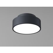 Artdelight Chicago - plafondlamp - Ø 15 x 6,8 cm - 9,8W dimbare LED incl. - zwart