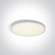 ONE Light Plafo - plafondverlichting - Ø 23 x 2,5 cm - 18W LED incl. - wit