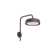 VK Lighting Jade - buiten wandverlichting - Ø 18 x 30,6 cm - 12W LED incl. - IP65 - roestbruin