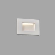 Faro Spark II - inbouw wandverlichting - 10,5 x 7,5 cm - 5W LED incl. - IP65 - mat wit