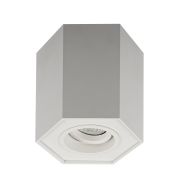 Zuma Line Polygon CL R - opbouwspot 1L - 12 x 12 cm - wit