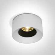 ONE Light Recessed Spots Fixed LED - inbouwspot - Ø 65 mm, Ø 54 mm inbouwmaat - 7W LED incl. - wit