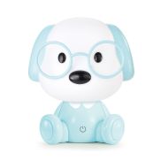 Zuma Line Animals hondje - tafellamp - 18 x 20 cm - 3W dimbare led incl. - blauw