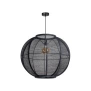 ETH Fabric - hanglamp - Ø 78 x 300 cm - zwart