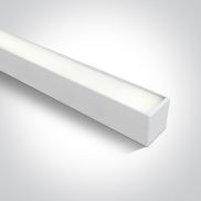 ONE Light LED Linear Profiles - lineair systeem - 150 x 7,5 x 7,5 cm - 50W LED incl. - wit - witte lichtkleur