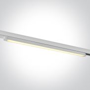 ONE Light LED Linear Track Light - 3-fase railsysteem - 121 x 3 x 3 cm - 25W LED incl. - wit - instelbare lichtkleur
