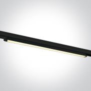 ONE Light LED Linear Track Light - 3-fase railsysteem - 121 x 3 x 3 cm - 25W LED incl. - zwart - instelbare lichtkleur
