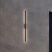 Nova Luce Doul - buiten wandverlichting - 5,3 x 121 x 6 cm - 20W LED incl. - IP65 - corten