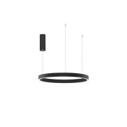 Nova Luce Sting - hanglamp - Ø 80 x 150 cm - 50W dimbare LED incl. - zwart