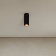 Nova Luce Comet - plafondlamp - Ø 4 x 10 cm - zandzwart