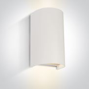 ONE Light GU10 Outdoor Cylinder Lights - buiten wandlamp - 11 x 8,3 x 19,5 cm - IP65 - wit