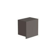 VK Lighting Pit - buiten wandverlichting - 6,2 x 6,2 x 4,3 cm - 3W LED incl. - IP65 - roestbruin