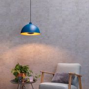 Lucide Siemon - hanglamp - Ø40 x 150 cm - blauw