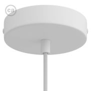 Creative Cables - plafondrozet - Ø 12 x 2,5 cm - wit