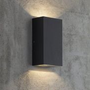 Nordlux Rold Hoek - buiten wandverlichting - 9 x 16 x 5,5 cm - 2 x 5W LED incl. - IP54 - zwart