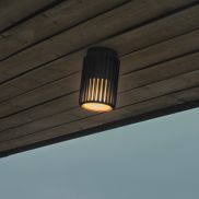 Nordlux Aludra N - buiten plafondverlichting - Ø 12,4 x 18,8 cm - IP54 - zwart