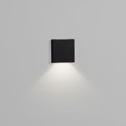 Nova Luce Iko - inbouw wandverlichting - 5,5 x 5,5 x 9 cm - 1W LED incl. - IP67 - zandzwart